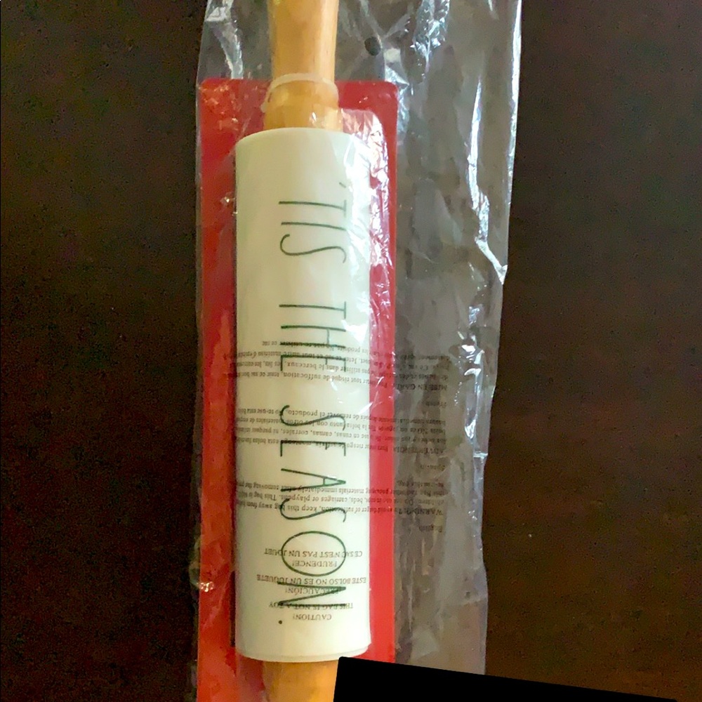 Rae Dunn rolling pin Tis the season